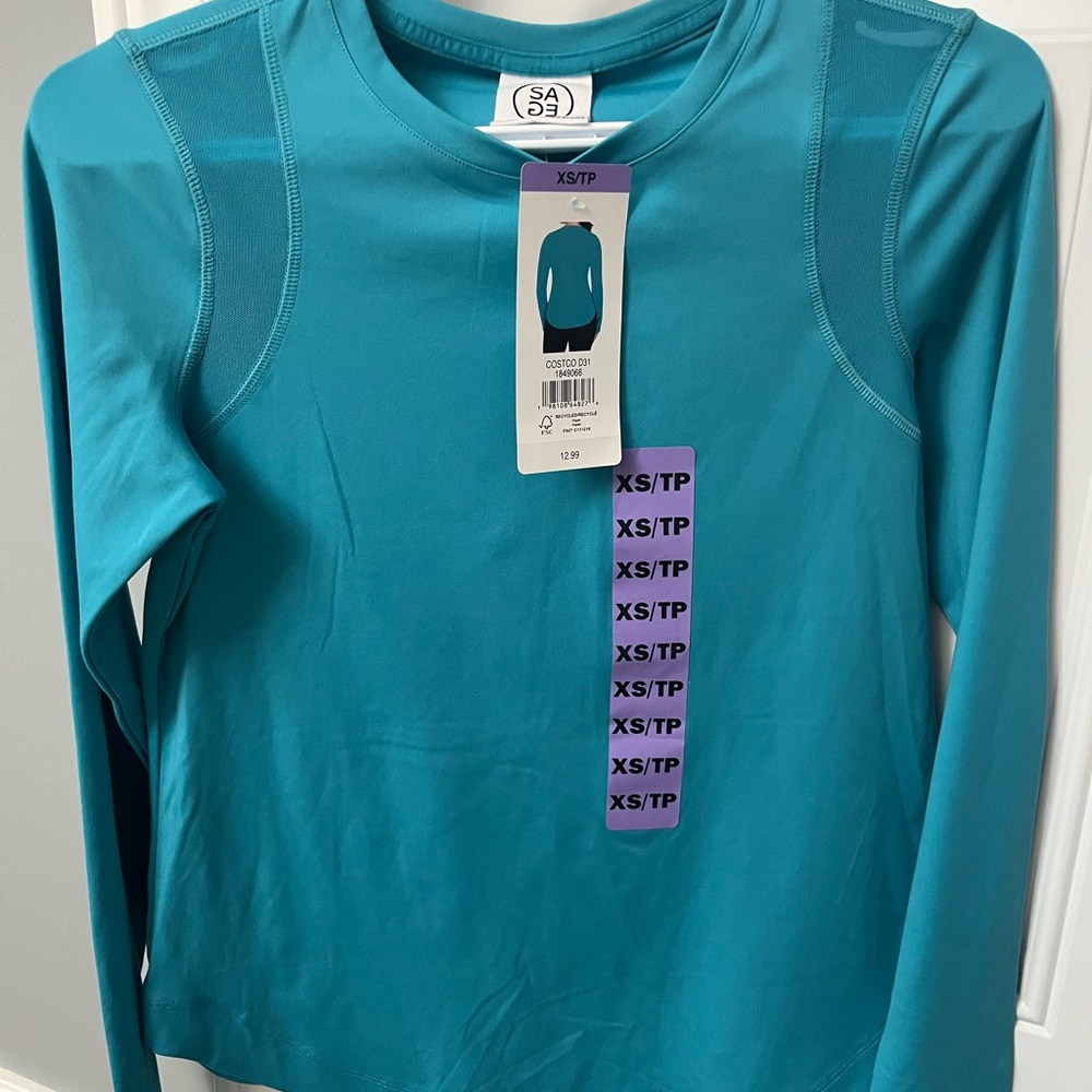 🔥167–NWT Women's Teal Long Sleeve Top